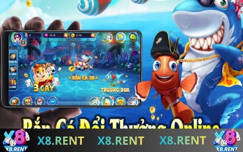 Người chơi bắn cá nhận thưởng lớn với đồ họa 3D sống động.