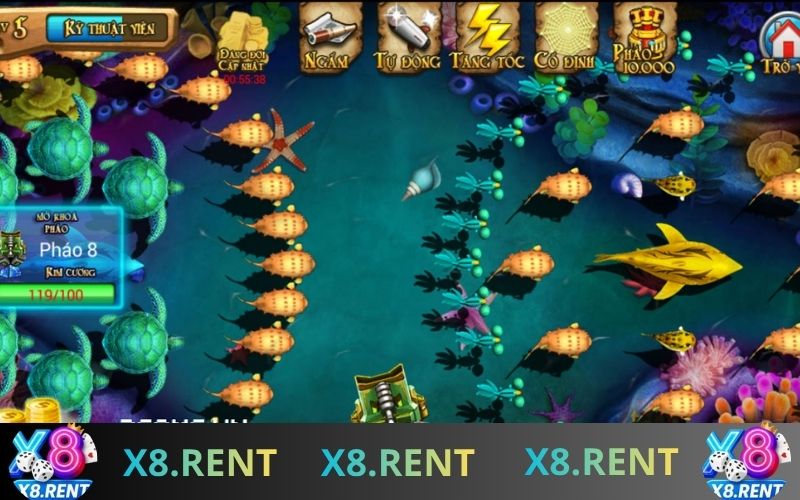 Sảnh game bắn cá trực tuyến quy tụ nhiều người chơi mỗi ngày.