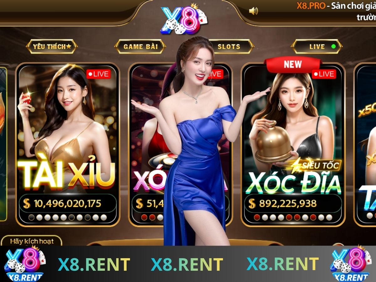 Trang cá cược X8 cung cấp tỷ lệ kèo cao và giao diện mượt mà.